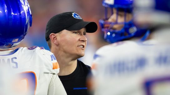 Boise State head coach Spencer Danielson, "I'm all chips on the table here" (Spencer Danielson)