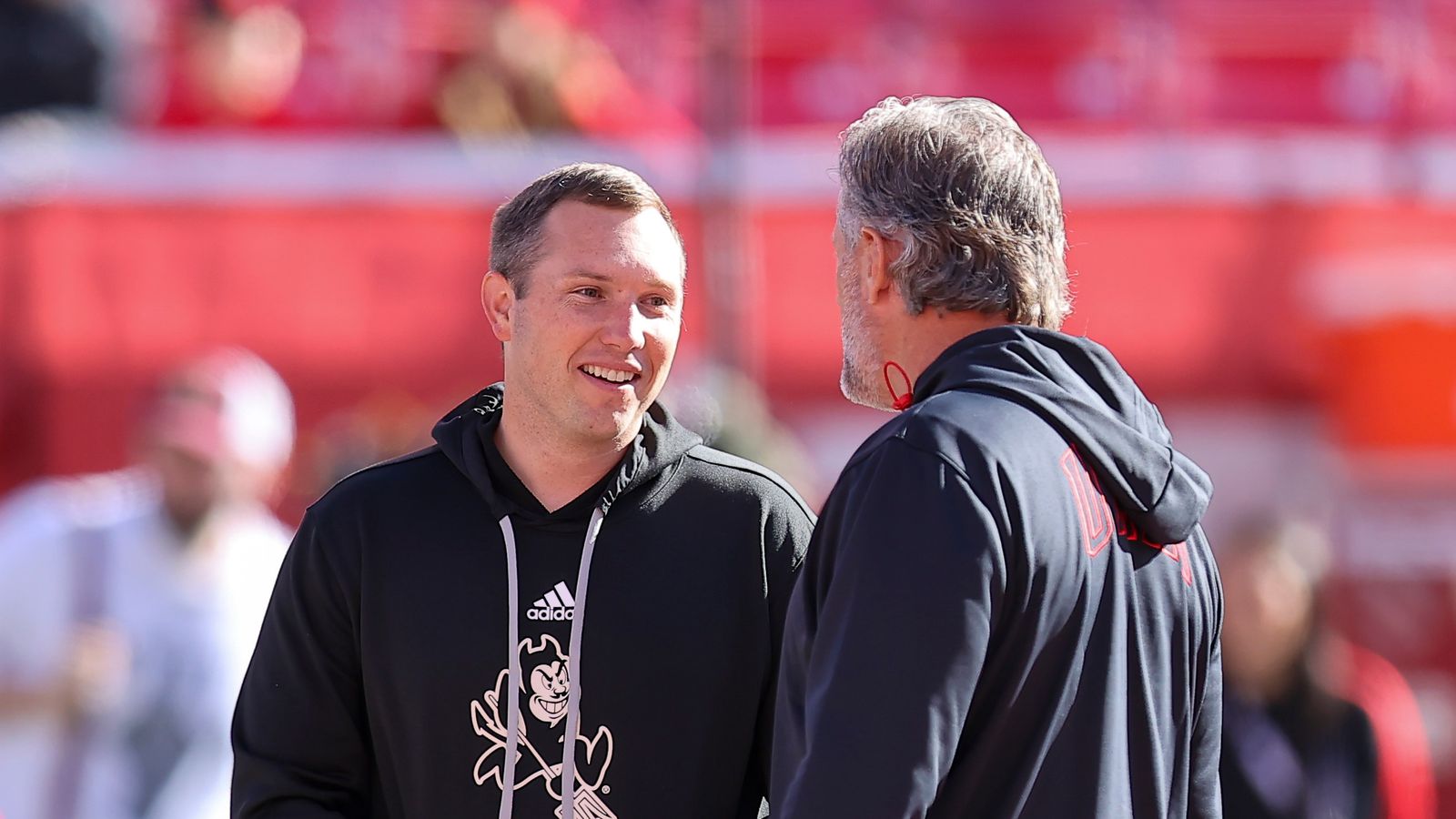 Transfer portal challenging coaches like Kenny Dillingham and Kyle Whittingham to be more efficient (Kyle Whittingham). Photo by © Rob Gray-Imagn Images