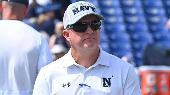 Drew Cronic, the architect behind Navy's unique offensive evolution, gives advice to today's play callers (drew cronic). Photo by Navy Athletics