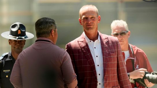 What's going on with Alabama's recruiting class? (kalen deboer). Photo by USA TODAY Network via Reuters Connect