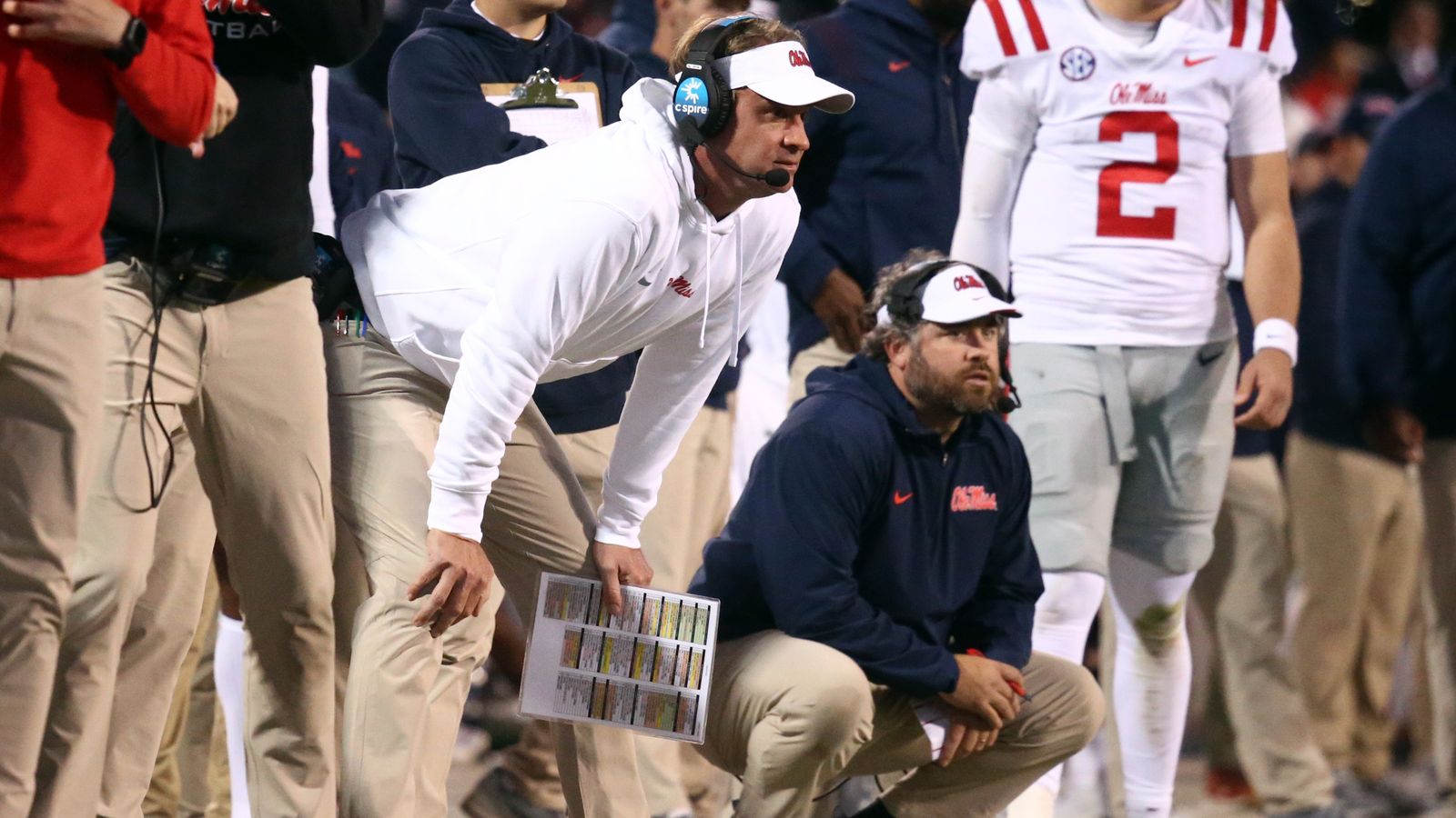Pete Golding leaned on three words to retain Ole Miss stars Trinidad Chambliss and Kewan Lacy: "Google Lane Kiffin" (Ole Miss)