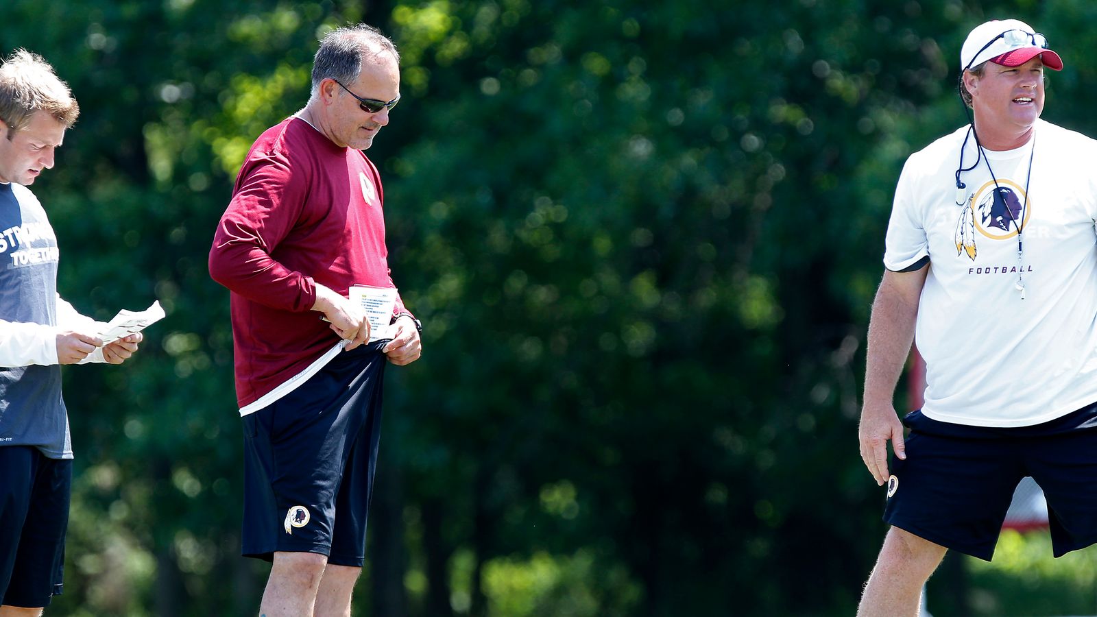 Jedd Fisch and Washington reportedly working to land veteran NFL offensive coordinator (Featured). Photo by © Geoff Burke-Imagn Images