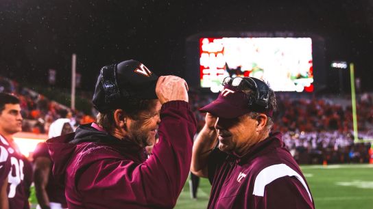 Veteran special teams coordinator Stu Holt reportedly joining Louisville staff (Featured). Photo by via VT Athletics